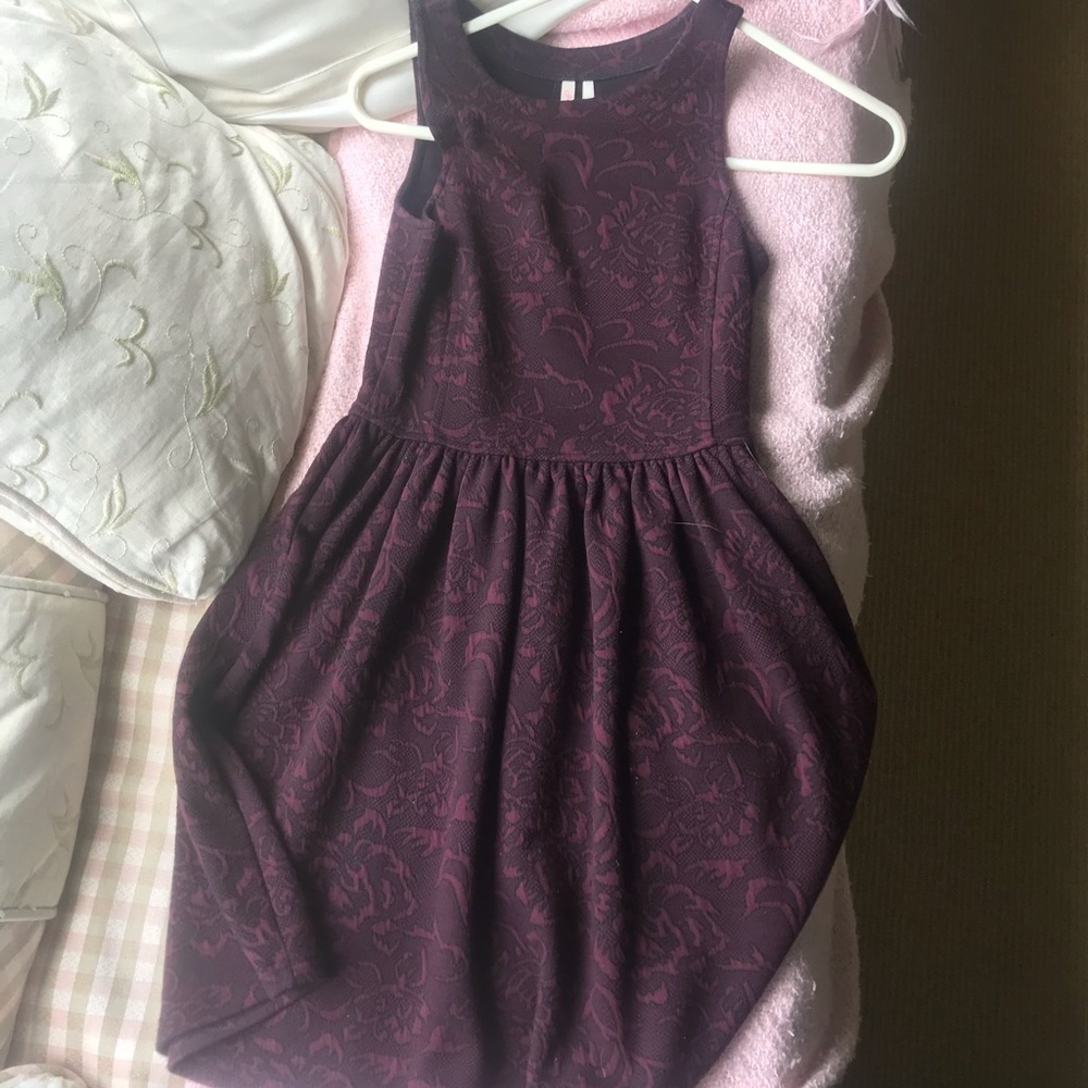 Purple flower dress